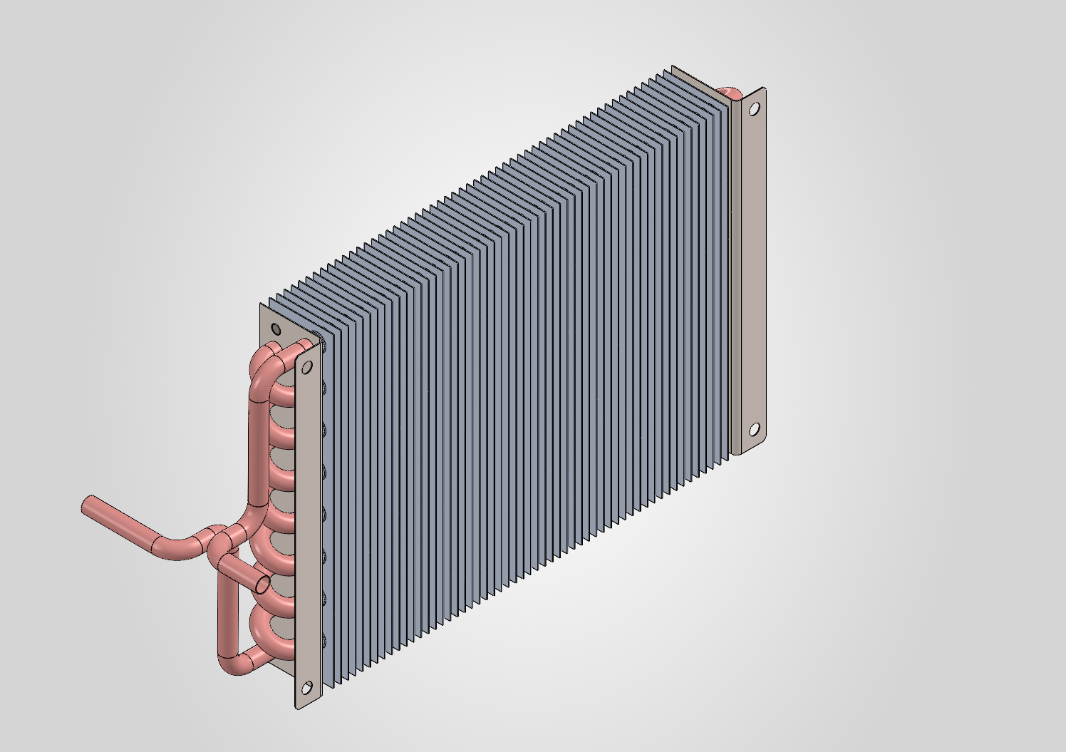 Piston rod CAD model